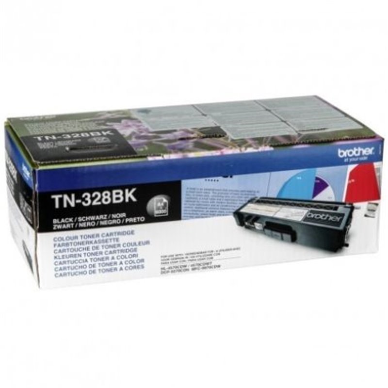 Toner Original BROTHER TN-328 Negro - TN328BK [PAG-6000]