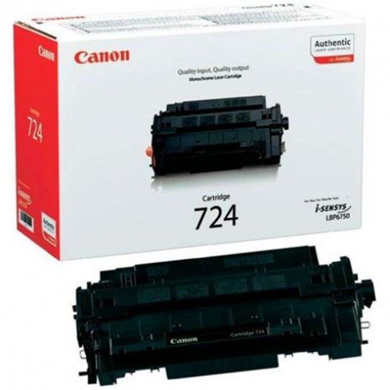 Toner Original CANON 724 Negro - 3481B002AA [PAG-6000]