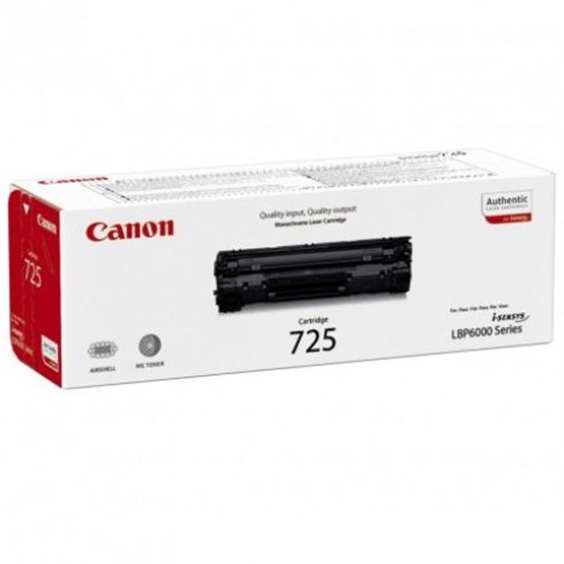 Toner Original CANON 725 Negro - 3484B002AA [PAG-1600]