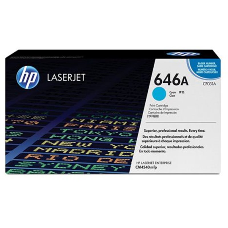 Toner Original HP 646A Cian - CF031A [PAG-12500]
