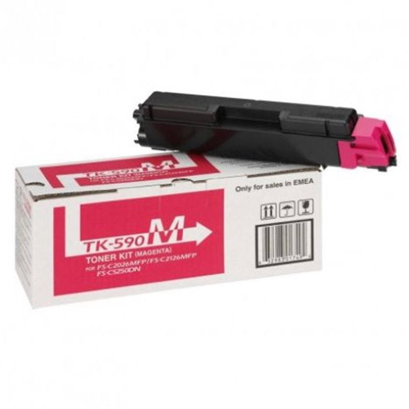Toner Original KYOCERA-MITA TK590 Magenta - TK590M [PAG-5000]
