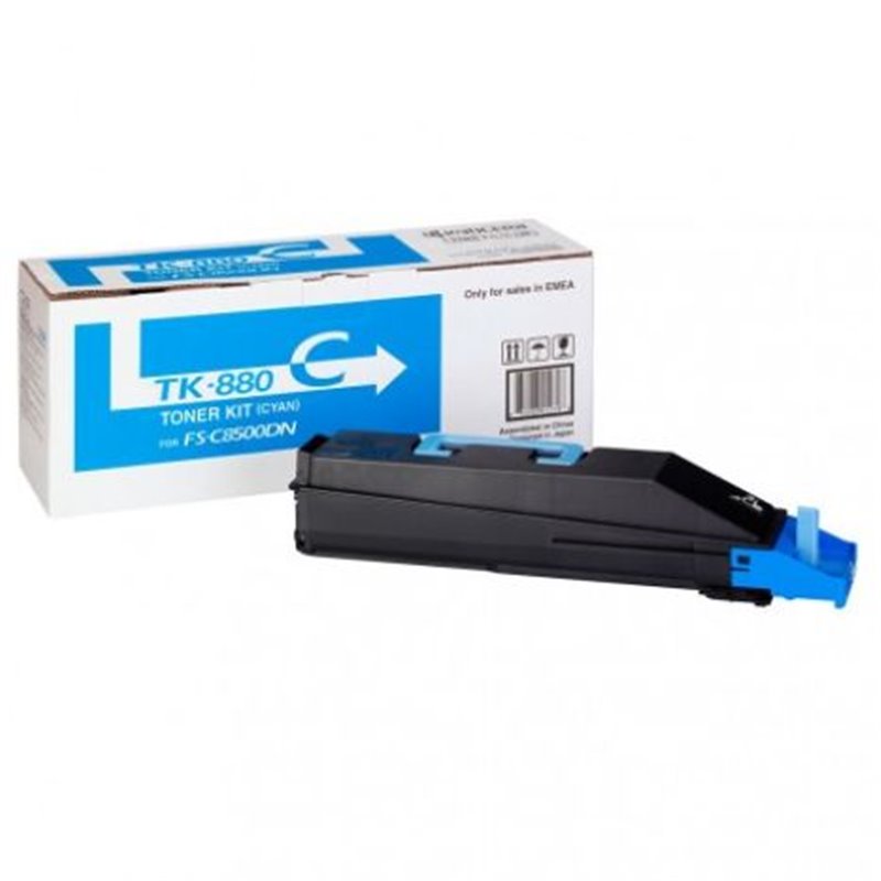 Toner Original KYOCERA-MITA TK880 Cian - TK880C [PAG-18000]