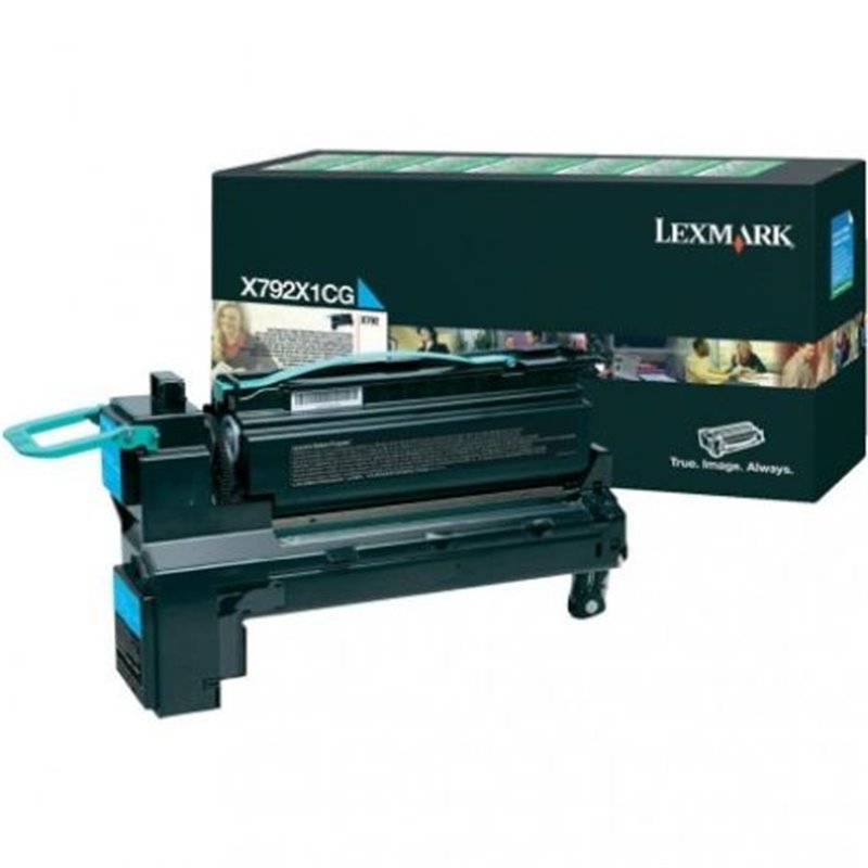 Toner Original LEXMARK X792 Cian - X792X1CG [PAG-20000]