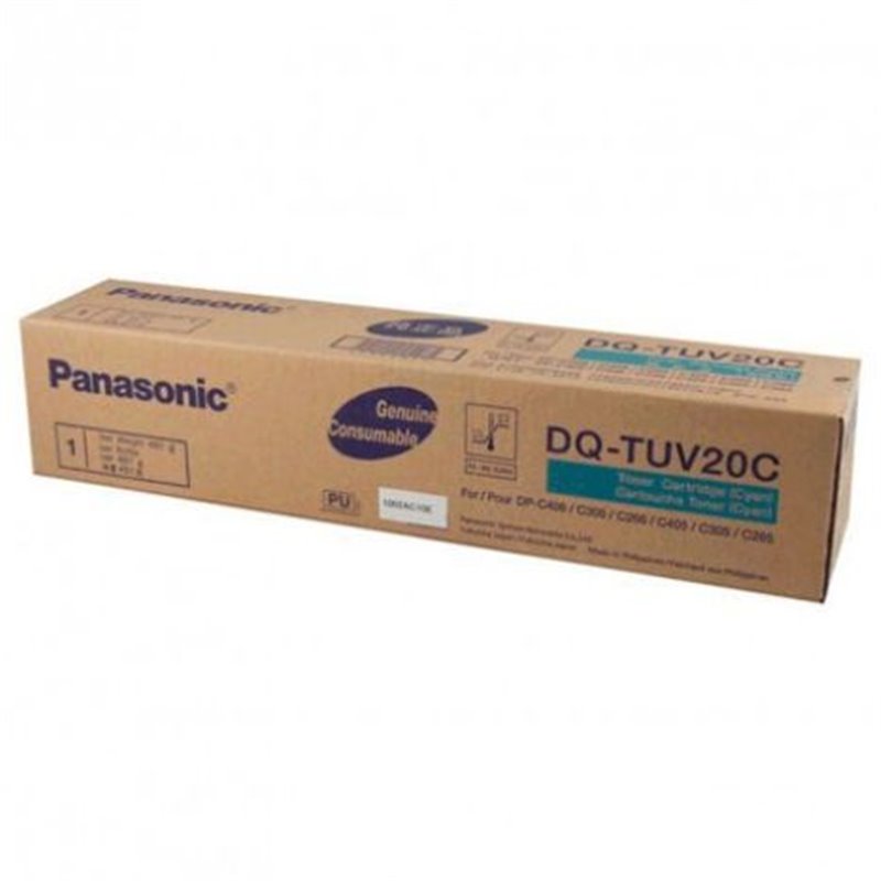 Toner Original PANASONIC DQTUV20 Cian - DQTUV20CPB [PAG-20000]