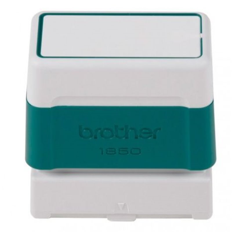 Pack 6 Sellos Original BROTHER 18 x 50 mm Verde - PR1850G6P