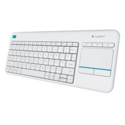 Teclado Inalámbrico LOGITECH K400+ 920-007138 - USB · Touchpad · 10m · Blanco