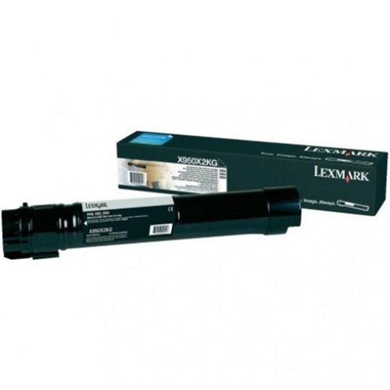 Toner Original LEXMARK X950XG Negro - X950X2KG [PAG-38000]
