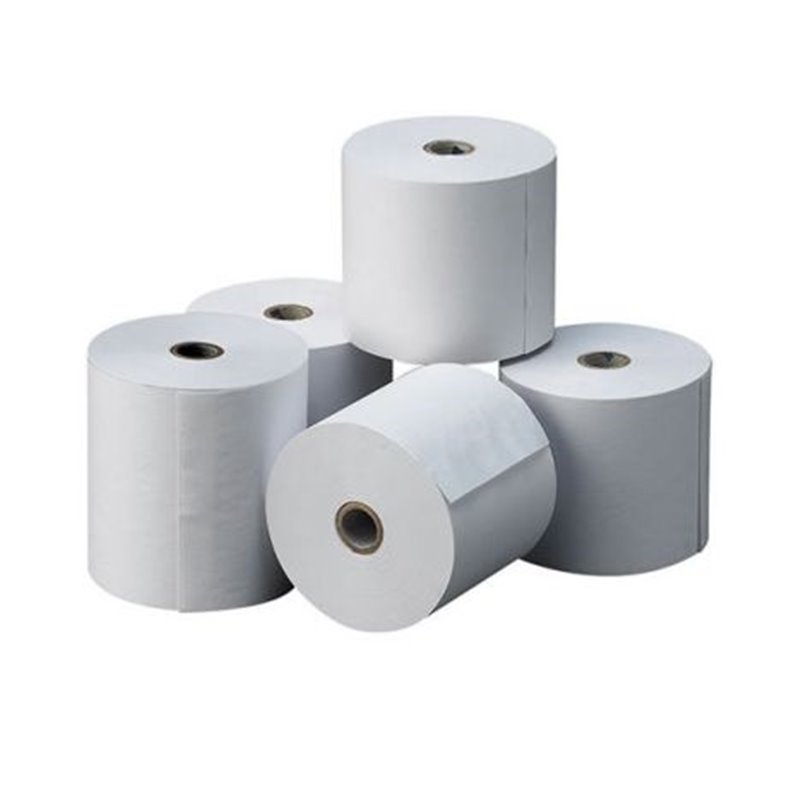 Pack 8 Rollo Papel Térmico GENÉRICO 80x45x12 mm - 0069