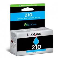 Cartucho Original LEXMARK 210 Cian - 14L0086E [PAG-500]