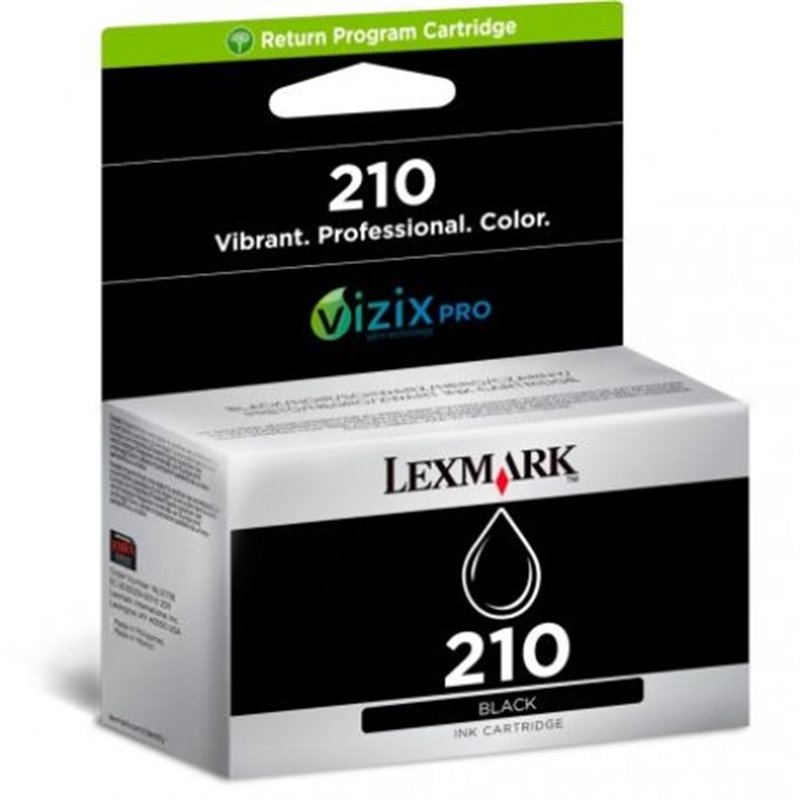 Cartucho Original LEXMARK 210 Negro - 14L0173E [PAG-625]