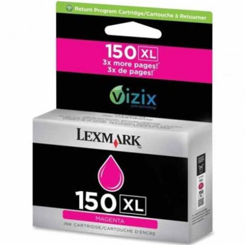Cartucho Original LEXMARK 150XL Magenta - 14N1616E [PAG-700]