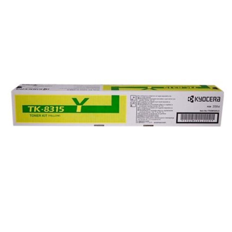 Toner Original KYOCERA-MITA TK8315 Amarillo - TK8315Y [PAG-6000]