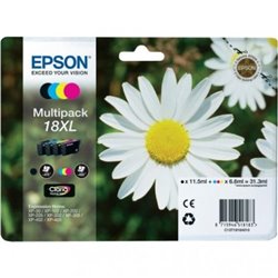 Pack Cartucho Original EPSON 18XL BK+C+M+Y - C13T18164010 [ML-11.5][PAG-470]