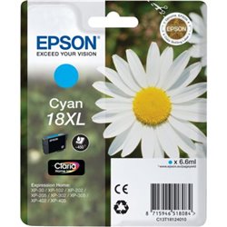 Cartucho Original EPSON 18XL Cyan - C13T18124010 [ML-6.6][PAG-450]