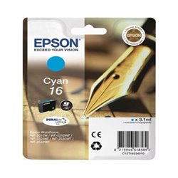 Cartucho Original EPSON 16 Cyan - C13T16224010 [ML-3.1][PAG-165]