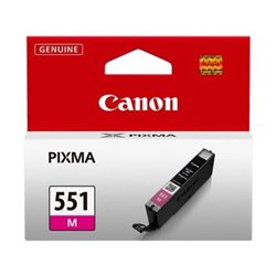 Cartucho Original CANON CLI551 Magenta - CLI551M [ML-7][PAG-332]