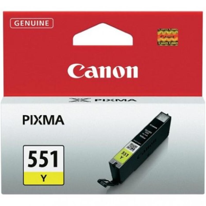Cartucho Original CANON CLI551 Amarillo - CLI551Y [ML-7][PAG-332]