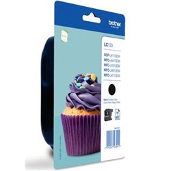 Cartucho Original BROTHER LC123 Negro - LC123BKBP [ML-13.4][PAG-600]