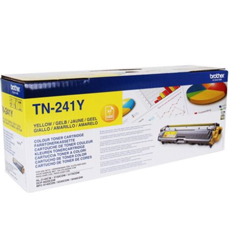 Toner Original BROTHER TN-241 Amarillo - TN241Y [PAG-1400]