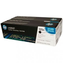 Pack 2 Toner Original HP 125A Negro - CB540AD [PAG-2200]