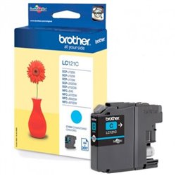 Cartucho Original BROTHER LC121 Cyan - LC121CBP [ML-3.9][PAG-300]
