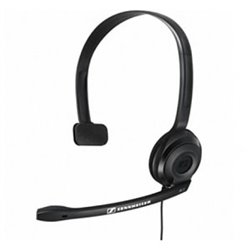 Auriculares Diadema SENNHEISER PC 2 CHAT 504194 - Jack 3.5mm · Monoaural · Micrófono · Negro