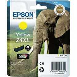 Cartucho Original EPSON 24XL Amarillo - C13T24344010 [ML-8.7][PAG-740]