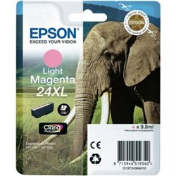 Cartucho Original EPSON 24XL Magenta Claro - C13T24364010 [ML-9.8][PAG-740]