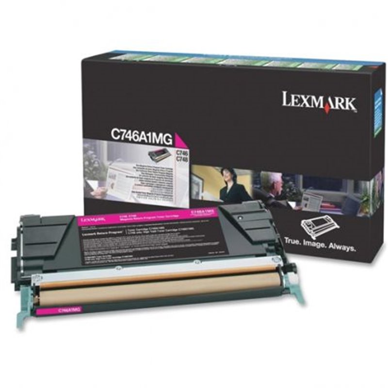 Toner Original LEXMARK C746A1 Magenta - C746A1MG [PAG-7000]