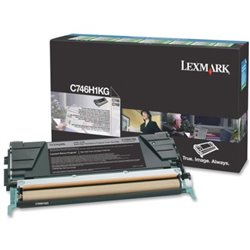 Toner Original LEXMARK C746H1 Negro - C746H1KG [PAG-12000]