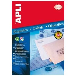 Etiquetas Poliester APLI A4 210 x 297 10 Hojas - PL10053