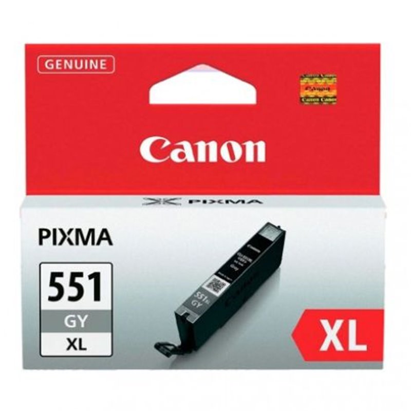 Cartucho Original CANON CLI551XL Gris - CLI551XLGY [ML-11][PAG-3350]