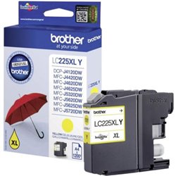 Cartucho Original BROTHER LC225XL Amarillo - LC225XLYBP [ML-15][PAG-1800]
