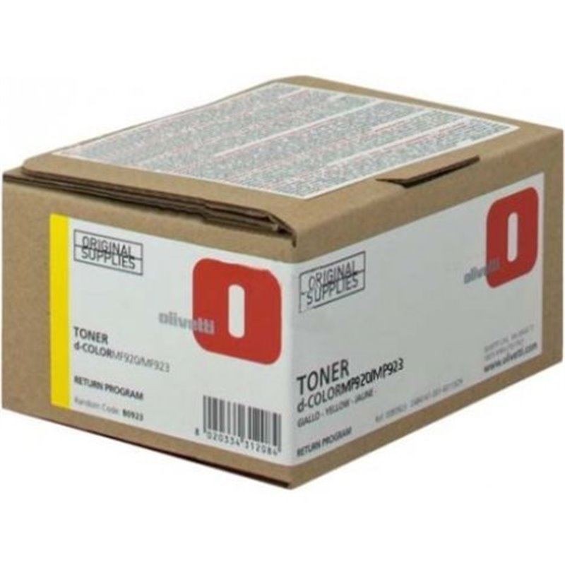 Toner Original OLIVETTI B0923 Amarillo - B0923 [PAG-2000]