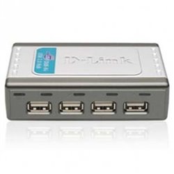 HUB 4xUSB 2.0 Alimentación Externa · Gris