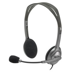 Auriculares LOGITECH H110 981-000271 - Jack 3.5 mm · Cable 180 cm · Micrófono · 2.0 · Negro