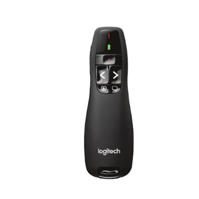 Presentador Inalámbrico LOGITECH R400 910-001356 - USB · AAA · Windows