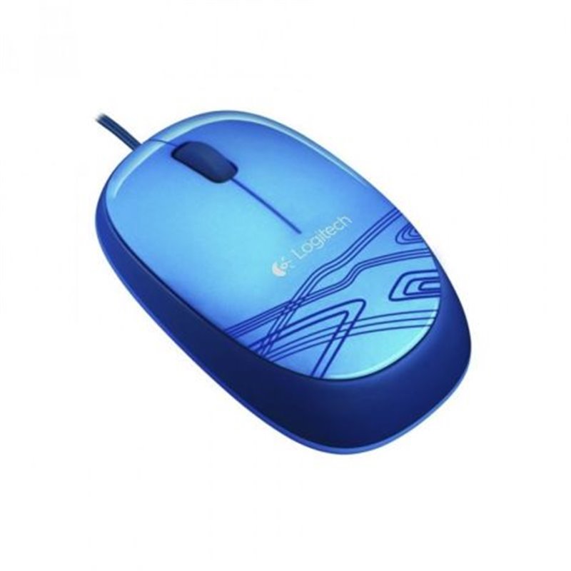 Ratón con Cable LOGITECH M105 910-003114 - USB · 1000DPI · Azul