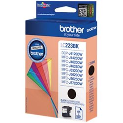 Cartucho Original BROTHER LC223 Negro - LC223BKBP [ML-11.8][PAG-550]