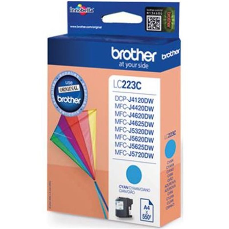 Cartucho Original BROTHER LC223 Cian - LC223CBP [ML-5.9][PAG-550]