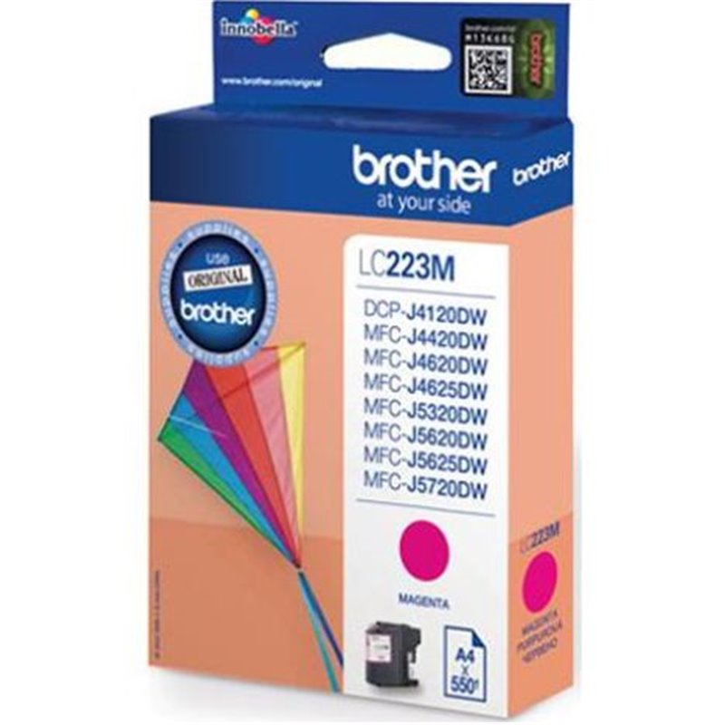 Cartucho Original BROTHER LC223 Magenta - LC223MBP [ML-5.9][PAG-550]