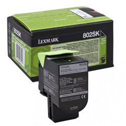 Toner Original LEXMARK 80C2S Negro - 80C2SK0 [PAG-2500]
