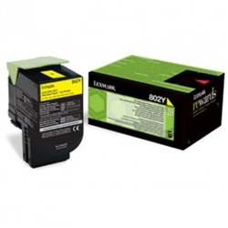 Toner Original LEXMARK 80C20Y0 Amarillo - 80C20Y0 [PAG-1000]