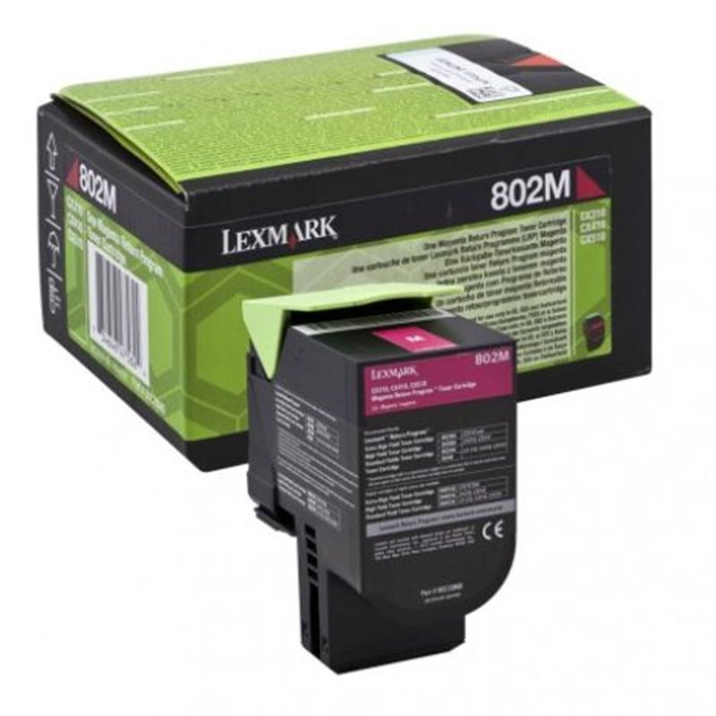 Toner Original LEXMARK 80C20M0 Magenta - 80C20M0 [PAG-1000]