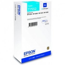 Cartucho Original EPSON T7552 Cyan - C13T755240 [ML-39][PAG-4000]