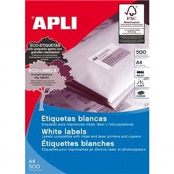 Etiquetas APLI 105 x 148 500 Hojas - PL01797