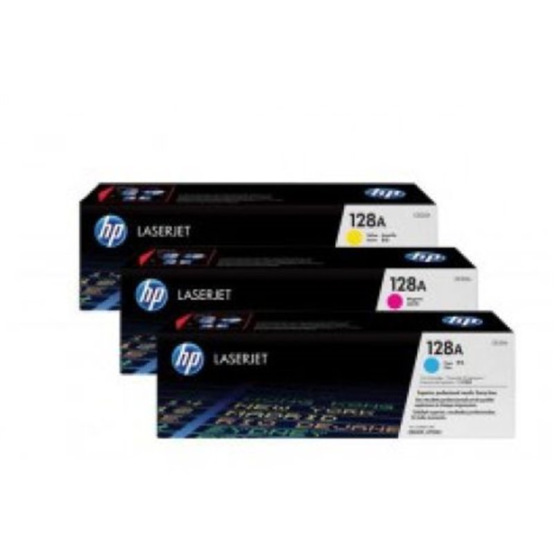 Toner Original HP 128A Tricolor - CF371AM [PAG-1300]