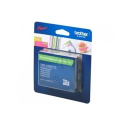 ORIGINAL BROTHER CINTA ROTULADORA LAMINADA VERDE LIMA/BLANCO MATE 5M 12MM