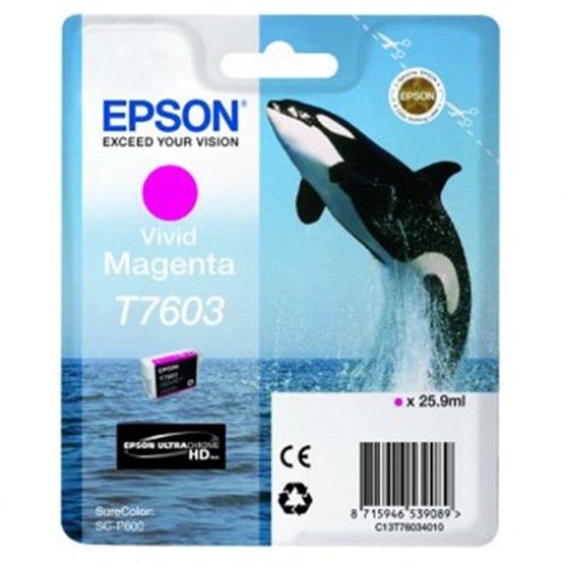 Cartucho Original EPSON T7603 Magenta - C13T76034010 [ML-25.9]