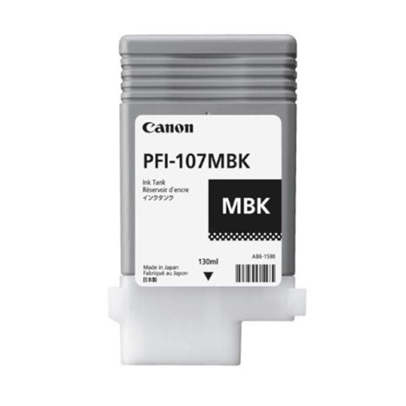 Cartucho Original CANON 6704B001 Negro Mate - PFI107MBK [ML-130]